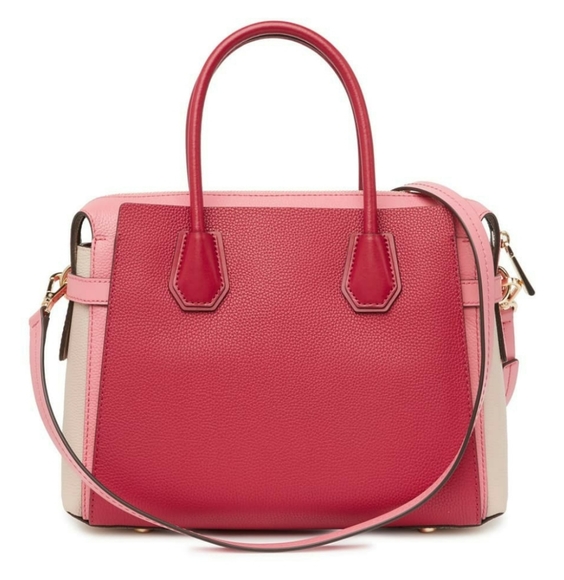 Michael Kors Mercer belted medium leather satchel - Picture 3 of 5